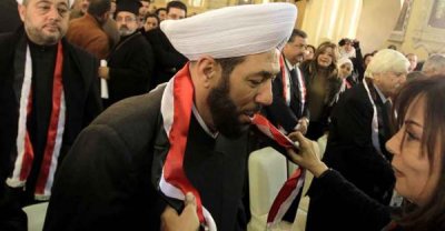 Grand Mufti Syria honored by Greek orthodox believers