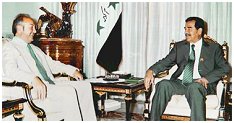 Galloway & Saddam Hussein