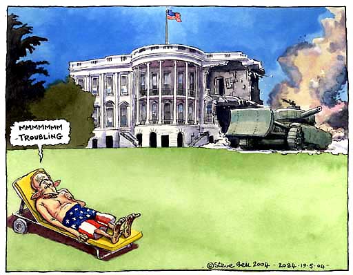 Steve Bell cartoon